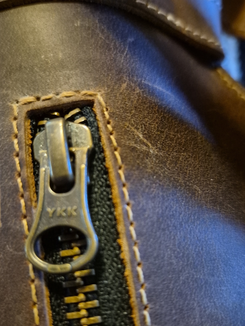 StockyardX Brown FullGrain Leather Doggy Crossbody Is functional & Unique. - Picture 15 of 16